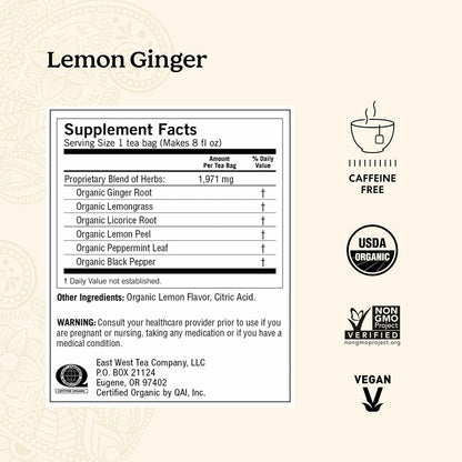 Yogi Ginger Organic Variety Sampler, 16 Tea Bags (3 Pack)