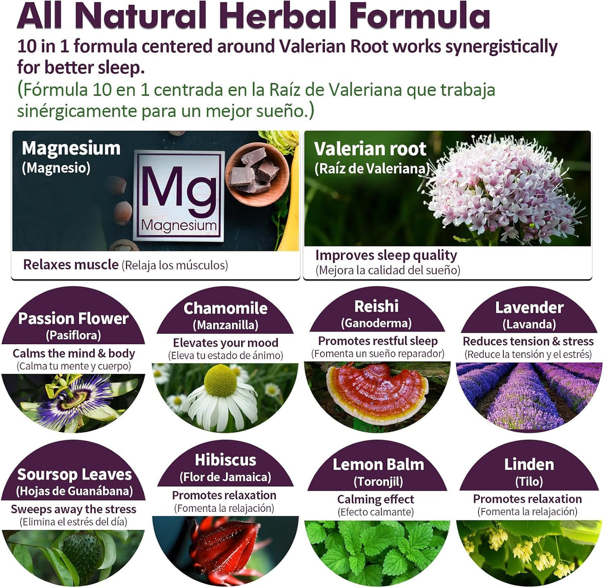 Valerian Root Sleep Aid Drops - Pasiflora y Valeriana para Dormir