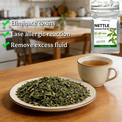 Premium Nettle Leaf Tea 4 oz (113g) - Dried Loose Leaves