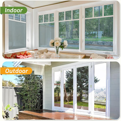 LUTE Blackout Window Film, Window Tint for Home Privacy, 17.5" x 78.7"