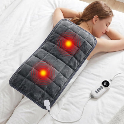 Heating Pad for Back Pain Relief, FSA Eligible HSA,17" x 33" Extra Large Heating Pads for Cramps, Electric Heating Pad with 6 Temperature Controller, Moist & Dry Heat, Auto Shut-Off, Machine Washable