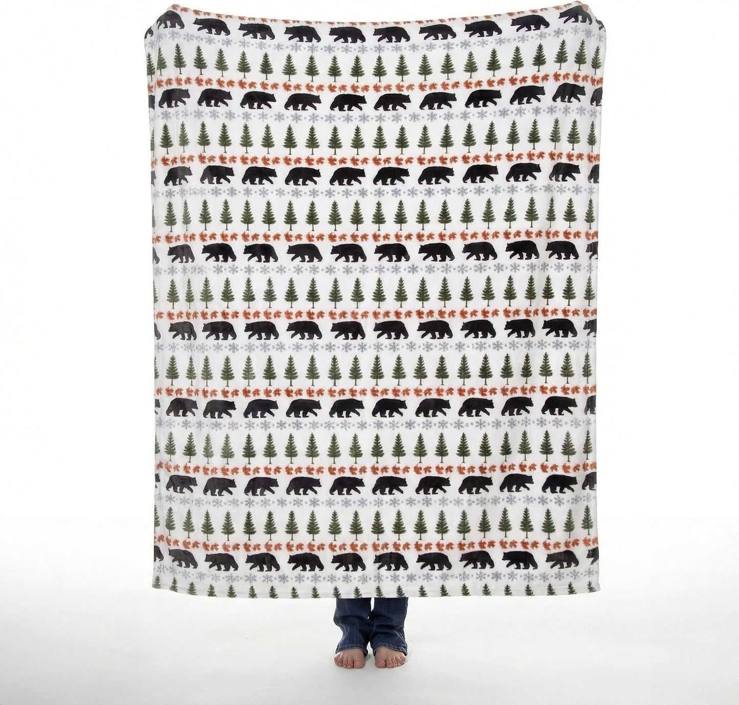 Carstens, Inc. Travel Blanket, Premium Compact 2-in-1 Airplane Blanket/Pillow, Open Sky Blue Aztec