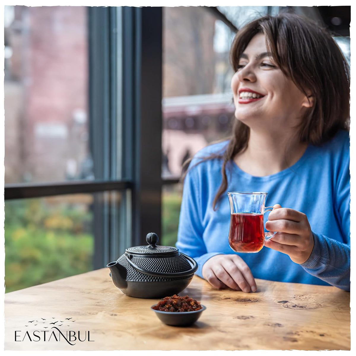 Eastanbul Dried Rose Hips, Loose Leaf Tea, Natural, Gluten Free, 10.5oz