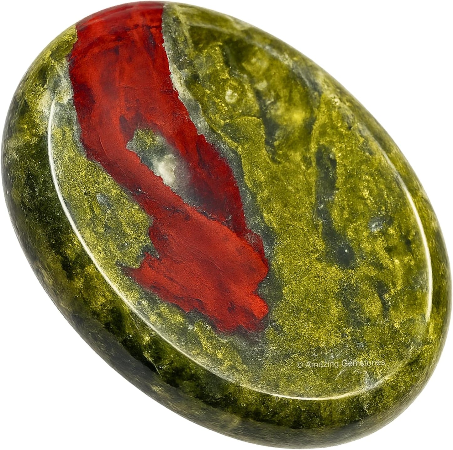Amazing Gemstone Labradorite Thumb Worry Stone, Anxiety Stone, Healing Crystals - Piedra Crystal Fidget for Gift, Meditation, Calming, Relaxation, Stress Relief - Colors A