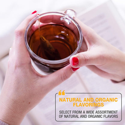 Tipson Organic Turmeric Variety Sampler - 6 Flavors (60 Tea Bags), Herbal Tea Infusions - USDA Organic, Non GMO, and Gluten Free