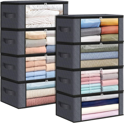 Fab totes Storage Bags for Clothes Blanket Storage Bins with Lids