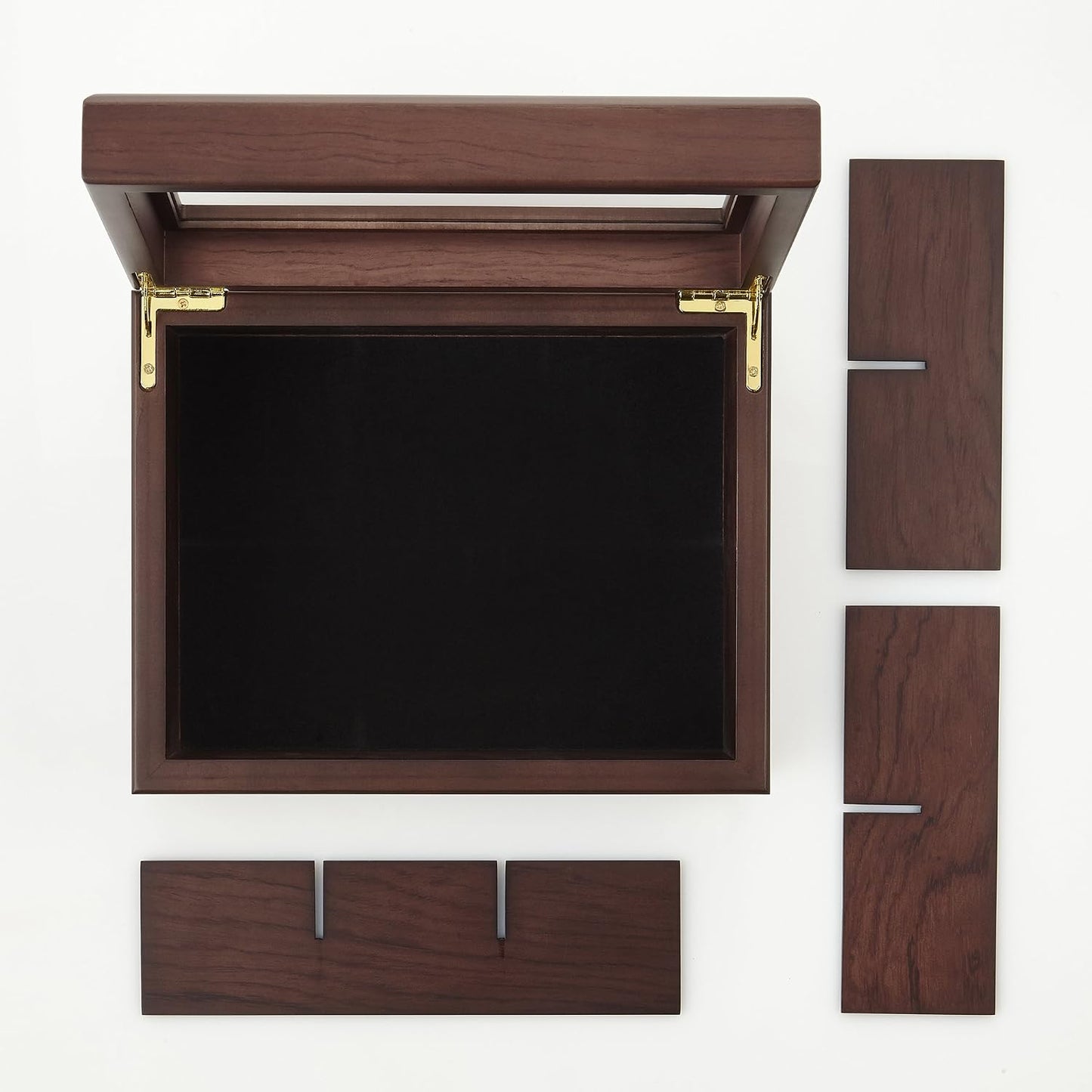 Tea Box - Luxury Wooden Tea Bag Organizer from The Apace Premier Collection - 8 Compartment Tea Storage Chest Container - Elegantly Handmade w/Scratch Resistant Window