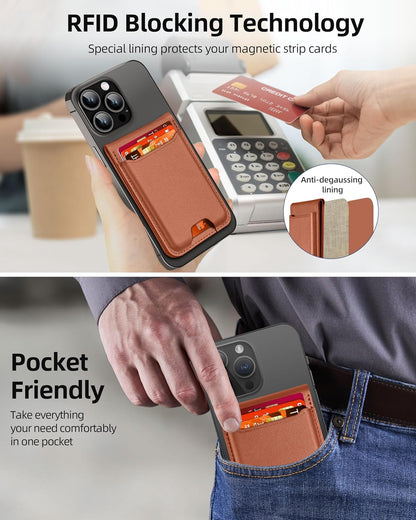 ExtreLife for Magsafe Wallet, Works with Apple Find My, 6 Cards Holder
