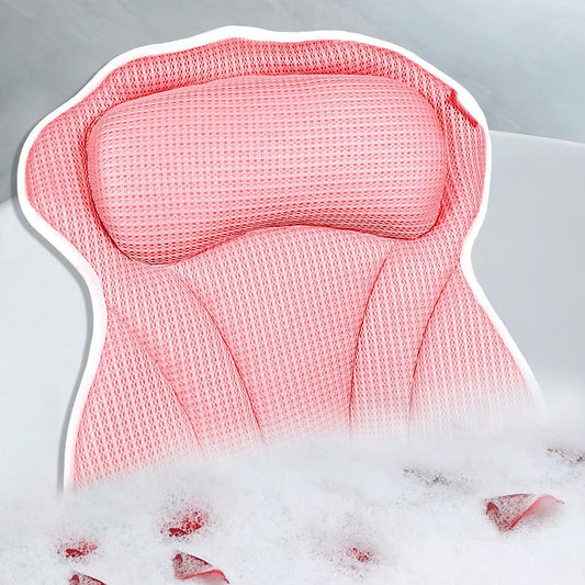 Bath Pillow, Bath Pillows for Tub Neck and Back Support