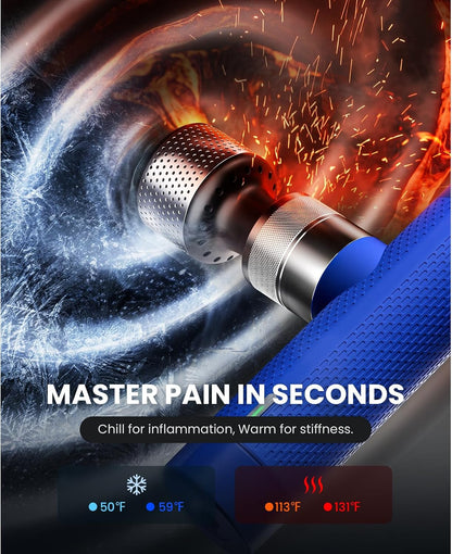 BOB AND BRAD A7 Massage Gun, 11mm Deep Tissue Percussion, Metal Head