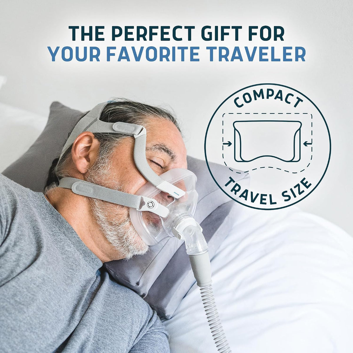 Lunderg Parkin CPAP Pillow for Side & Back Sleepers - Down Alternative