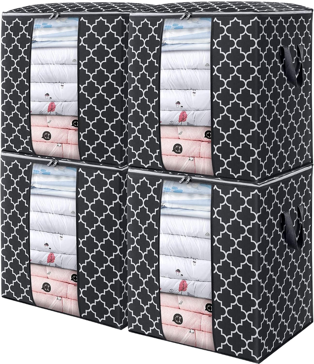 Storage Bags 3 Pack 100L Clothes Organization and Storage Containers