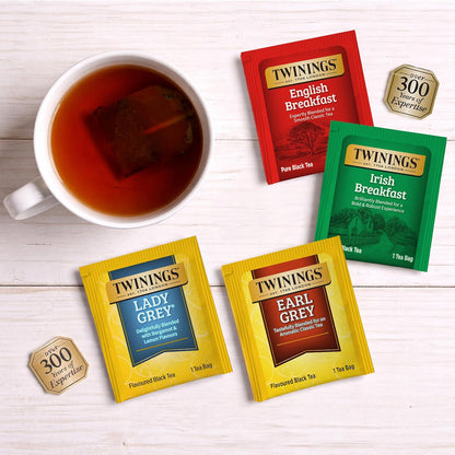 Twinings Tea Bag Sampler, Assortment Variety Pack (20 Count), 20 Unique Flavours for Tea Lovers: Women, Men, Couples, Family, Friends, Coworkers