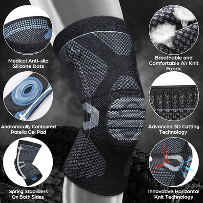 NEENCA Professional Knee Brace, Medical Knee Support for Women & Men Relief