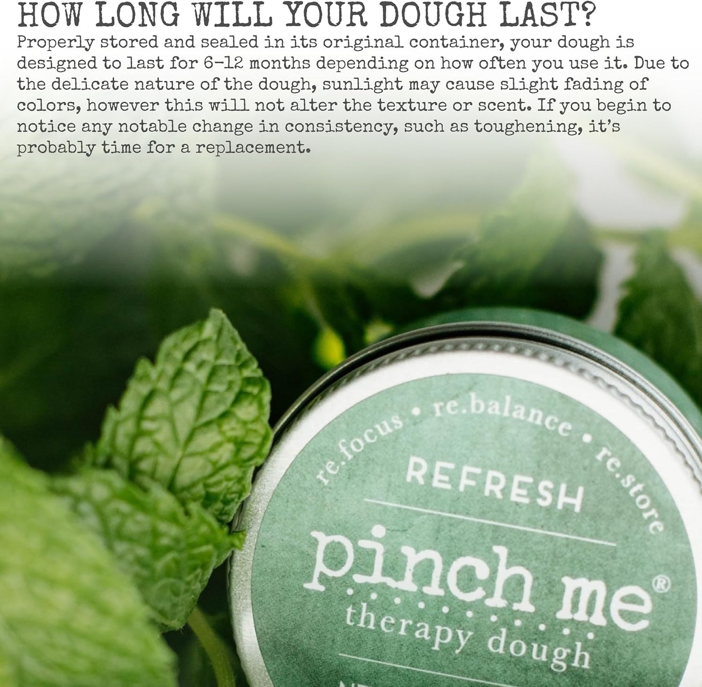 Pinch Me Therapy Dough - Holistic Aromatherapy Stress Relieving Putty - 10 Ounce Spa Scent