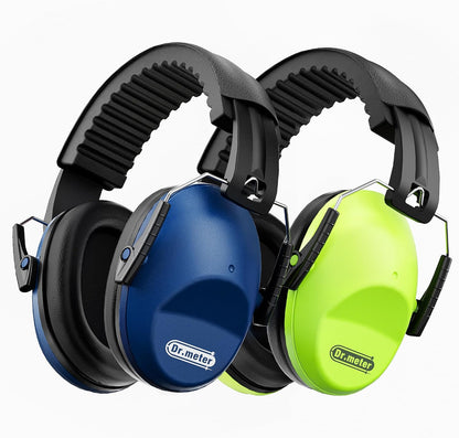 Dr.meter Ear Muffs for Noise Reduction: 27.4SNR Noise Cancelling Headphones for Kids Adults, EM100 Adjustable Hearing Protection Earmuffs for Monster Jam, Autism Sensory, Concerts, Fireworks- 3PACK