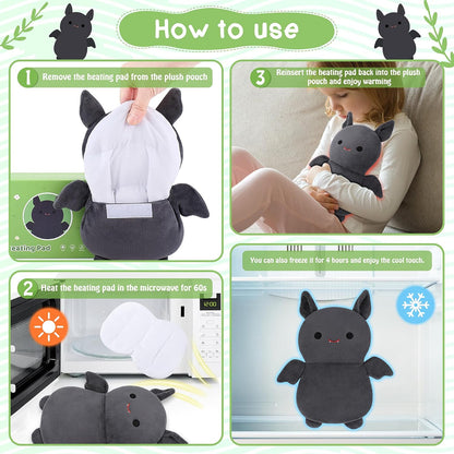 Microwave Heating Pad for Period Cramps,Otter Microwavable Heating Pad for Shoulder Neck Back Knee Pain Relief with Lavender Scented,Cute Otter Plush Toys Heat Pack for Women Kids Birthday