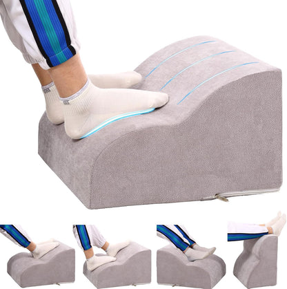 Foot Rest for Under Desk at Work.Multifunctional 3-Tier Foot Stool,with Washable Footrest.for Under Desk,Office Chair Gaming Chair & Sofa,Leg Elevation Pillow,Supports Posture -Dark Grey