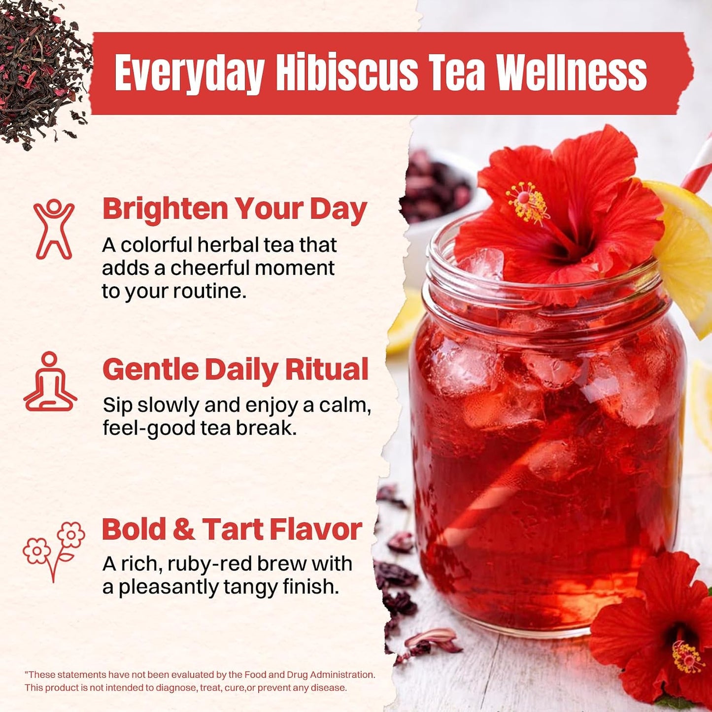 Hiihone Lemon Balm Tea Bags 20 Count – Pure & Natural Lemon Balm Tea, Caffeine-Free Herbal Tea, Calming & Soothing, Non-GMO, Fresh Citrusy Flavor
