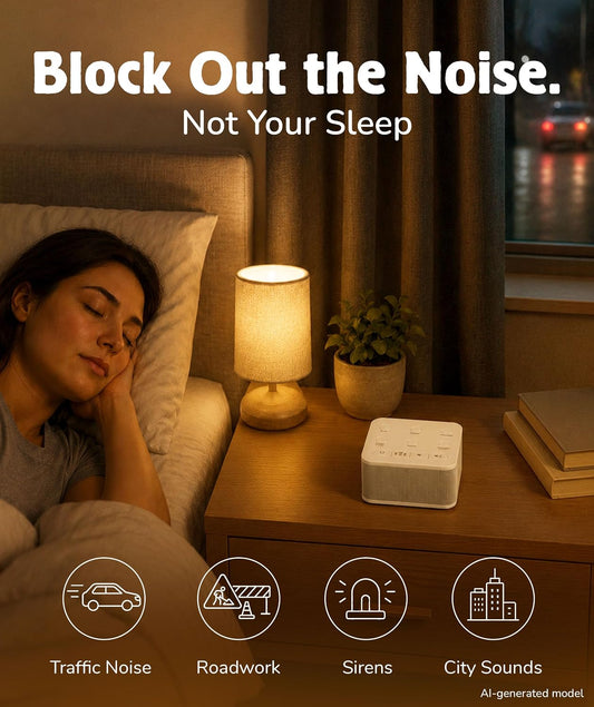 Big Red Rooster White Noise Machine for Baby Sleep, Portable Sound Machine