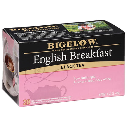 Bigelow Tea English Breakfast Black Tea, 20 Count (Pack of 6)