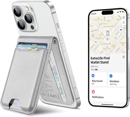 ExtreLife for Magsafe Wallet, Works with Apple Find My, 6 Cards Holder