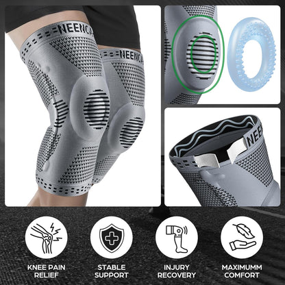 NEENCA Professional Knee Brace, Medical Knee Support for Women & Men Relief
