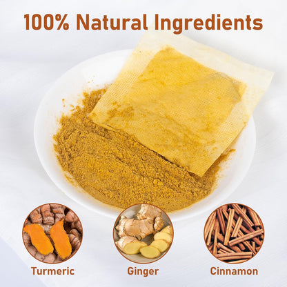 Turmeric Ginger Cinnamon Tea Bag, Natural Ginger Turmeric Herbal Blend Tea