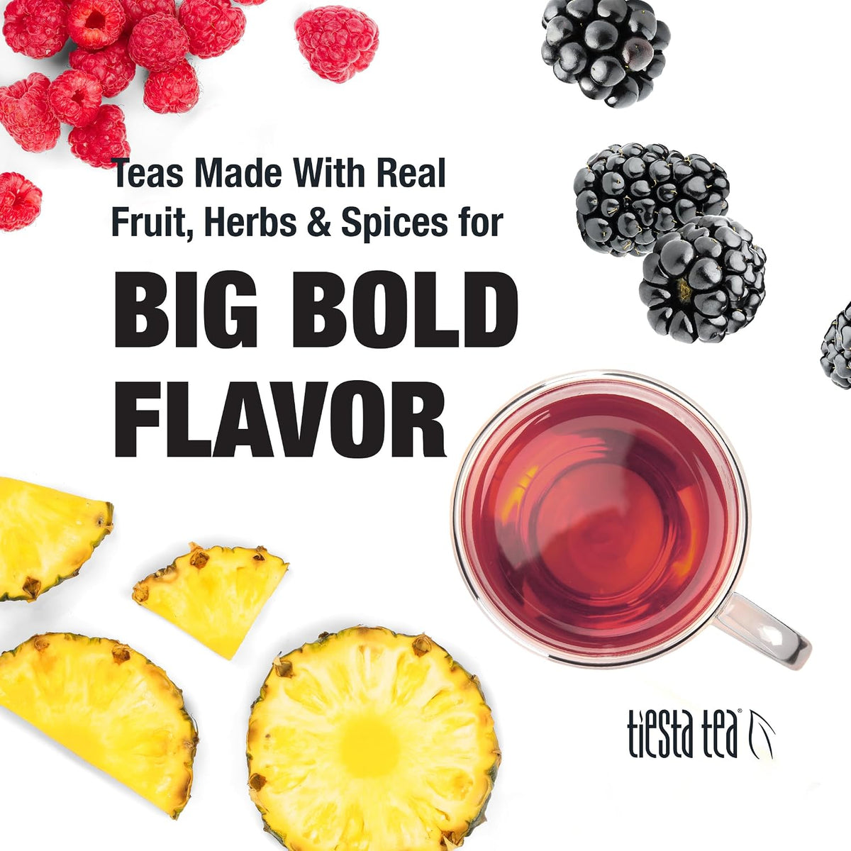 Tiesta Tea Blackberry Bellini Blackberry Citrus Green Tea Loose Leaf 2.5oz