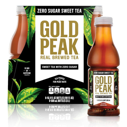 Gold Peak Zero Sugar Diet Iced Tea Drink, 16.9 fl oz
