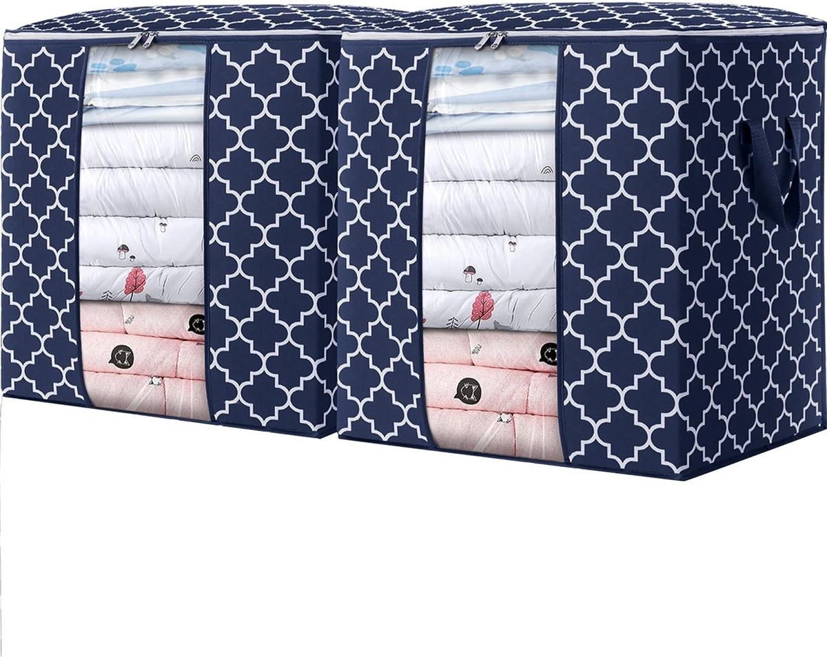 Storage Bags 3 Pack 100L Clothes Organization and Storage Containers