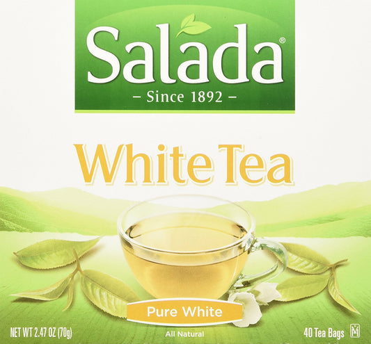 Salada Delicate White Tea, Quality Tea, Subtle & Mellow, 40 Teabags