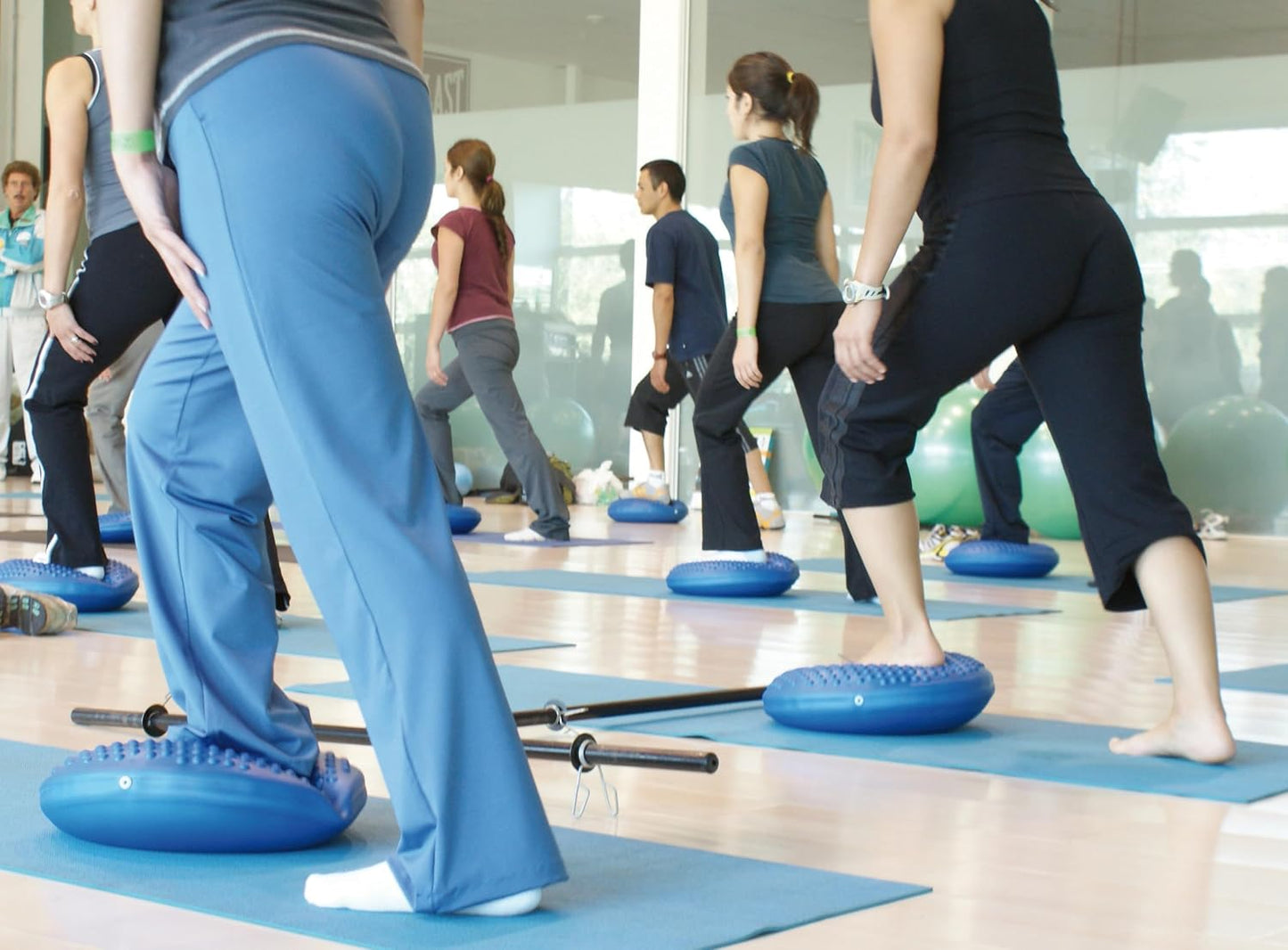 Gymnic Disc 'o' Sit Inflatable Seat Cushion, Blue