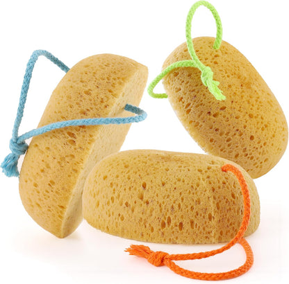 Bath Sponge, 2Pcs Large Shower Sponges for Women Men | Soft Sponge for Bathing, Exfoliating Wash Sponge Body Puff with Dense Foam for Gentle & Deep Cleanse for Sensitive Dry Skin