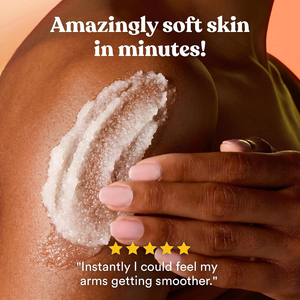 ASUTRA Dead Sea Salt Essential Oil Body Scrub Exfoliator (16 Ounce)