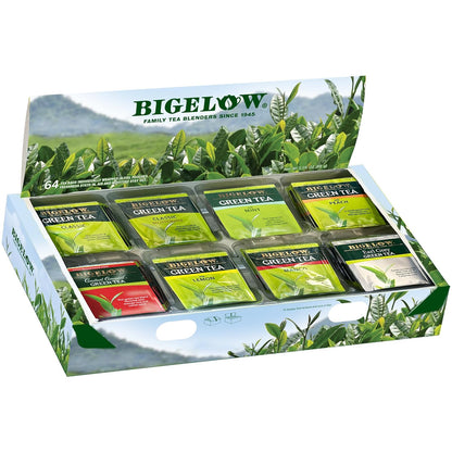 Bigelow Tea Green Tea Assortment, 64 Count (Pack of 1)