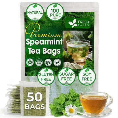 FreshDrinkUS, Premium 150 Lemon Ginger Tea Bags, 100% Natural Ingredients, Hand-made Blend of Lemon and Ginger, Eco-conscious Tea Bags. No Sugar, No Caffeine, Vegan. - Colors A