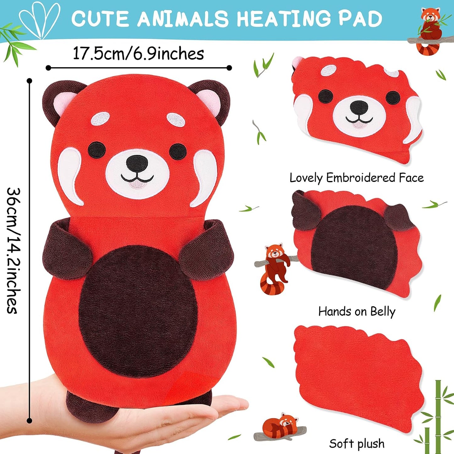 Microwave Heating Pad for Period Cramps,Otter Microwavable Heating Pad for Shoulder Neck Back Knee Pain Relief with Lavender Scented,Cute Otter Plush Toys Heat Pack for Women Kids Birthday
