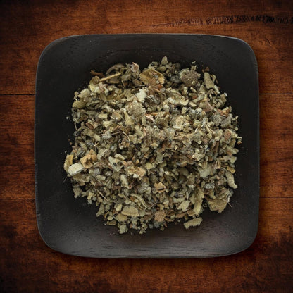 Frontier Co-op Mullein Leaf, Cut and Sifted - Dried Mullein Leaves, Ideal for Loose Leaf Tea, Tea Bags, Gummies, Extract, Capsules - Kosher | 16 Ounce (Pack of 1)