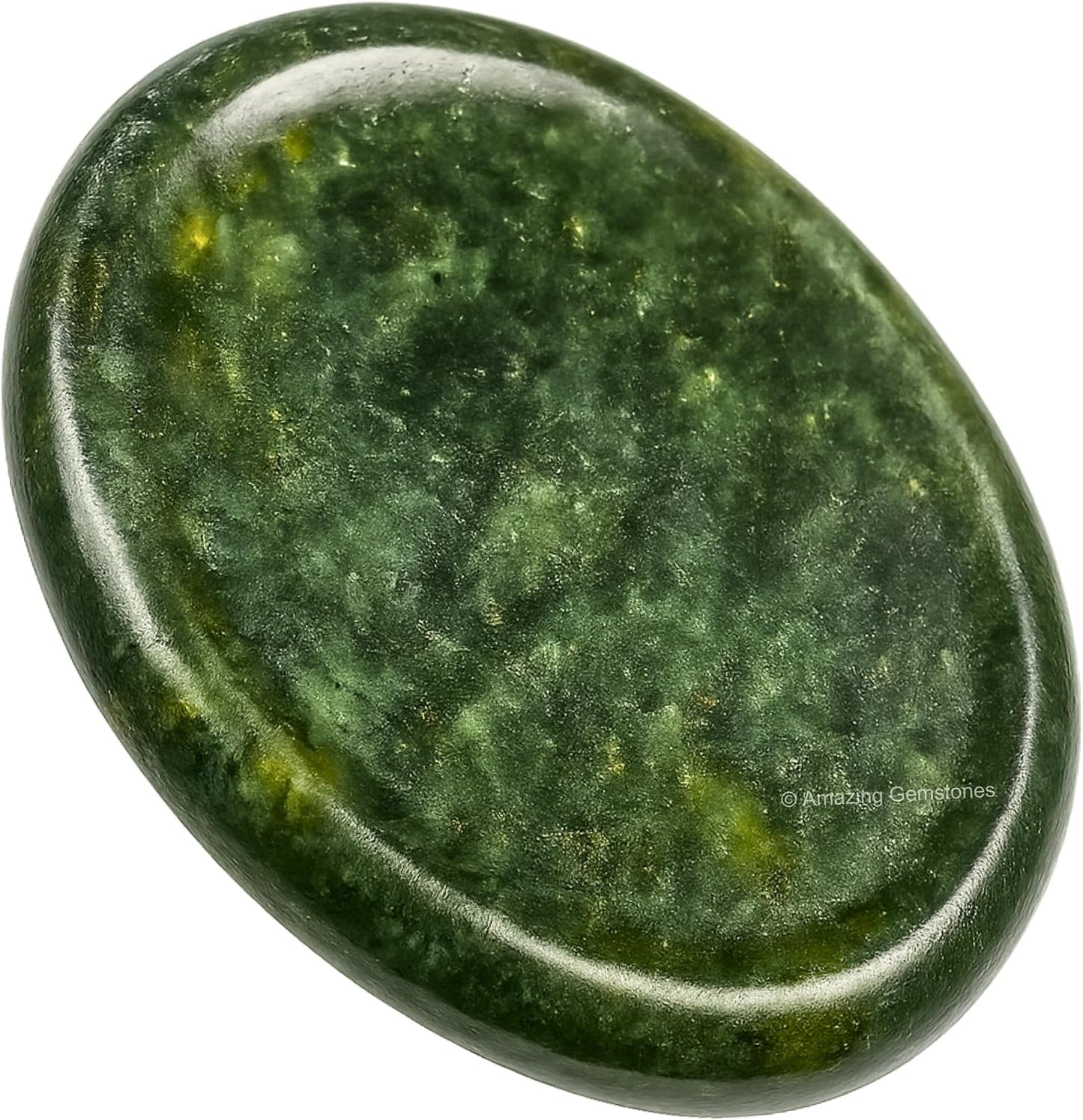 Amazing Gemstone Labradorite Thumb Worry Stone, Anxiety Stone, Healing Crystals - Piedra Crystal Fidget for Gift, Meditation, Calming, Relaxation, Stress Relief - Colors C