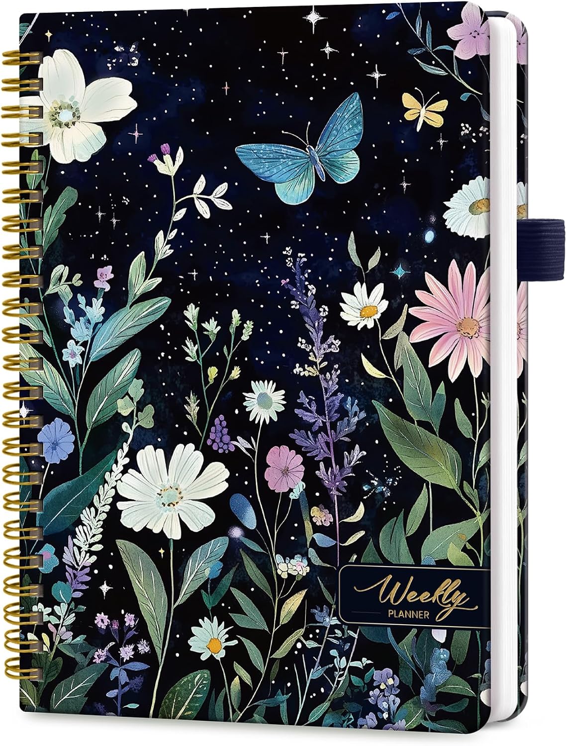 Taja Undated Weekly Planner, Weekly To Do List Notebook with Goal & Habit Tracker Organizer, A5 Weekly Planner Notebook with Spiral Binding, 6.1" x 8.2" - Green