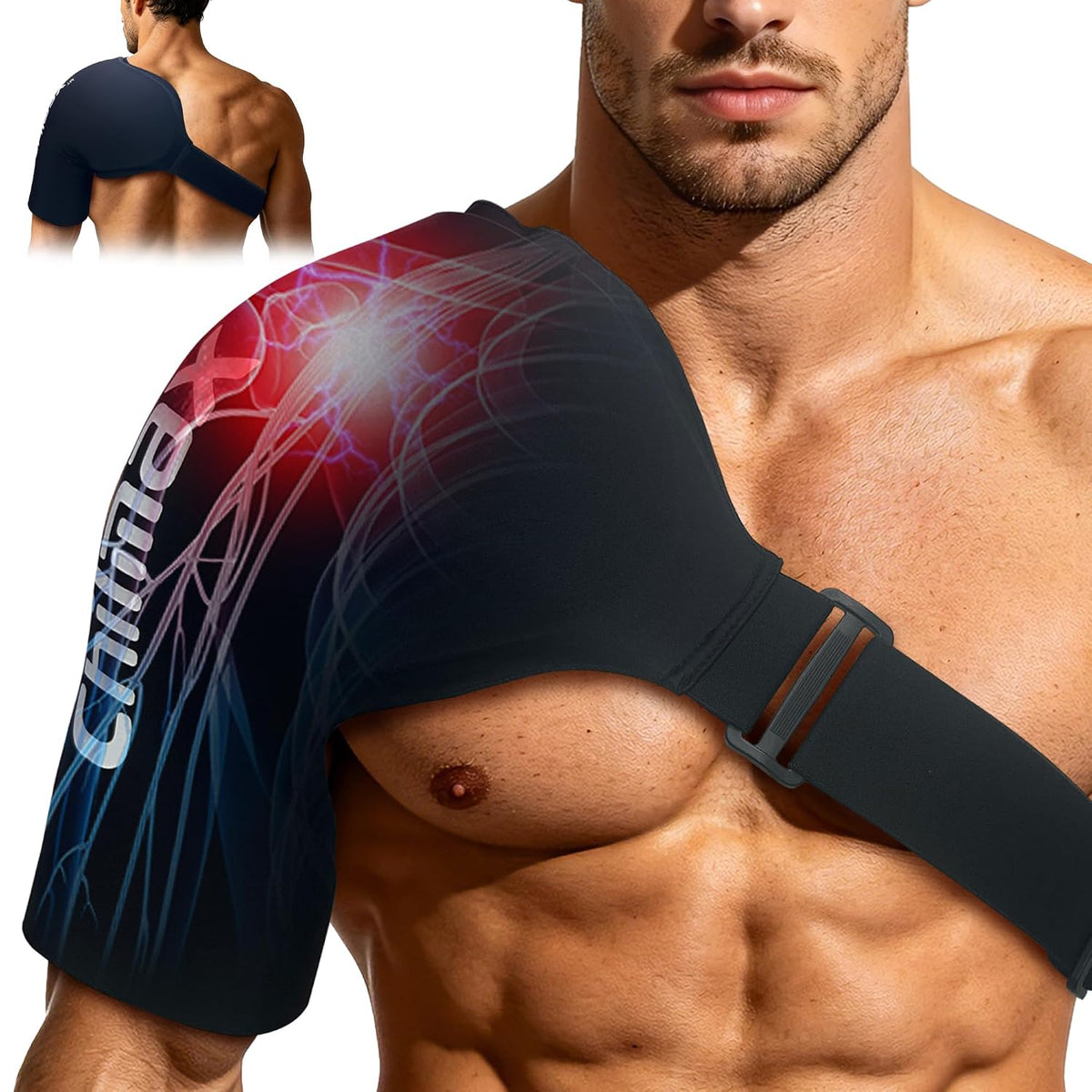 Shoulder Ice Pack Wrap for Rotator Cuff Cold Therapy Brace