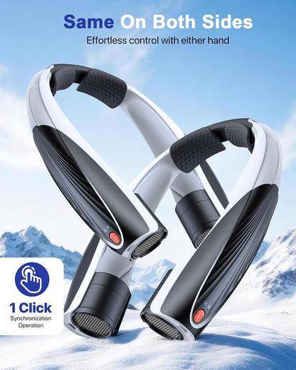 Kesguar Portable Neck Fan, 20H RunTime, 6000mAh Rechargeable