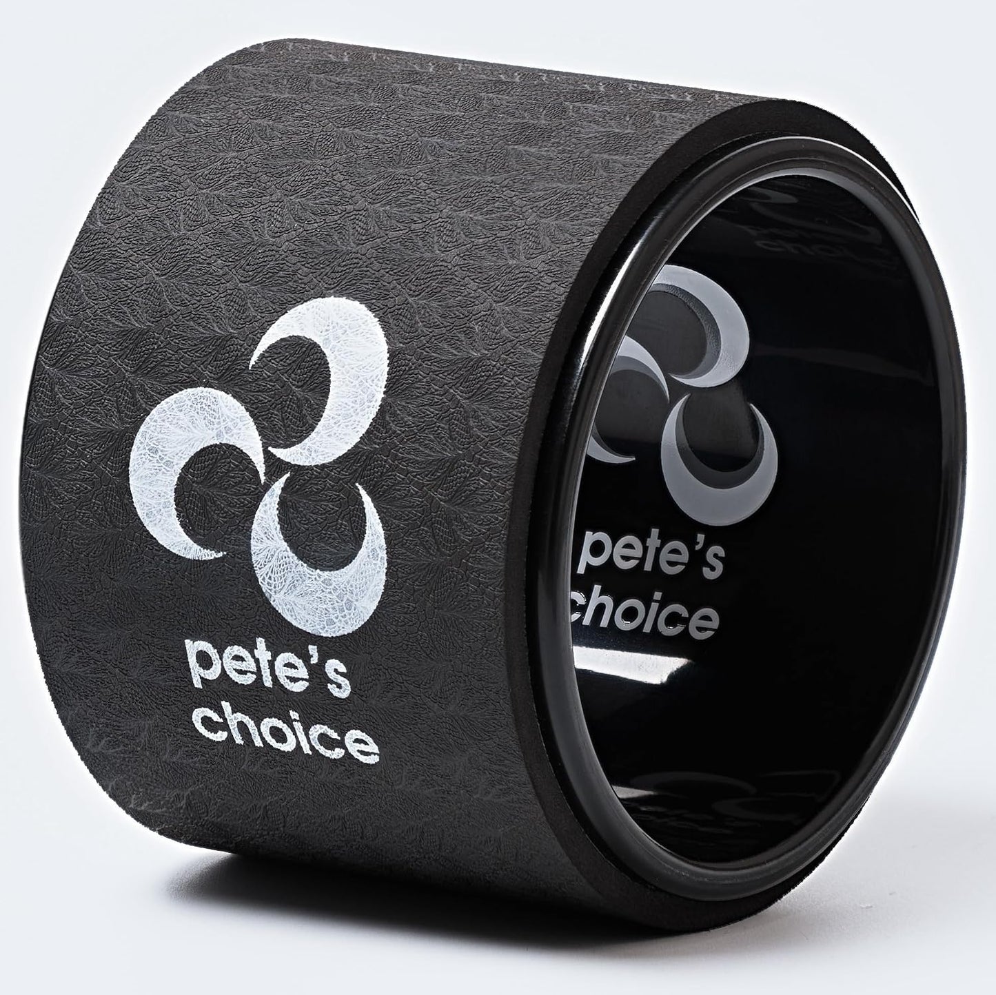 Extra Wide Yoga Wheel, Mini Yoga Wheel - Beginner Friendly Yoga Kit. More Comfortable, Stable and Safer Back Roller. Improve posture, better mobility. Ideal Home Exercise. Relieve Back Pain.