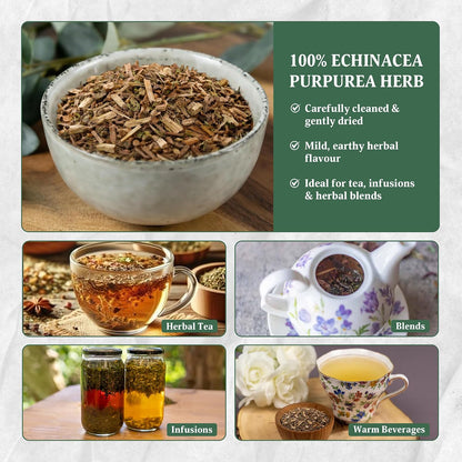 Yogi's Gift® Echinacea Purpurea Herb 4 oz | Loose Leaf Cut Herbal Tea