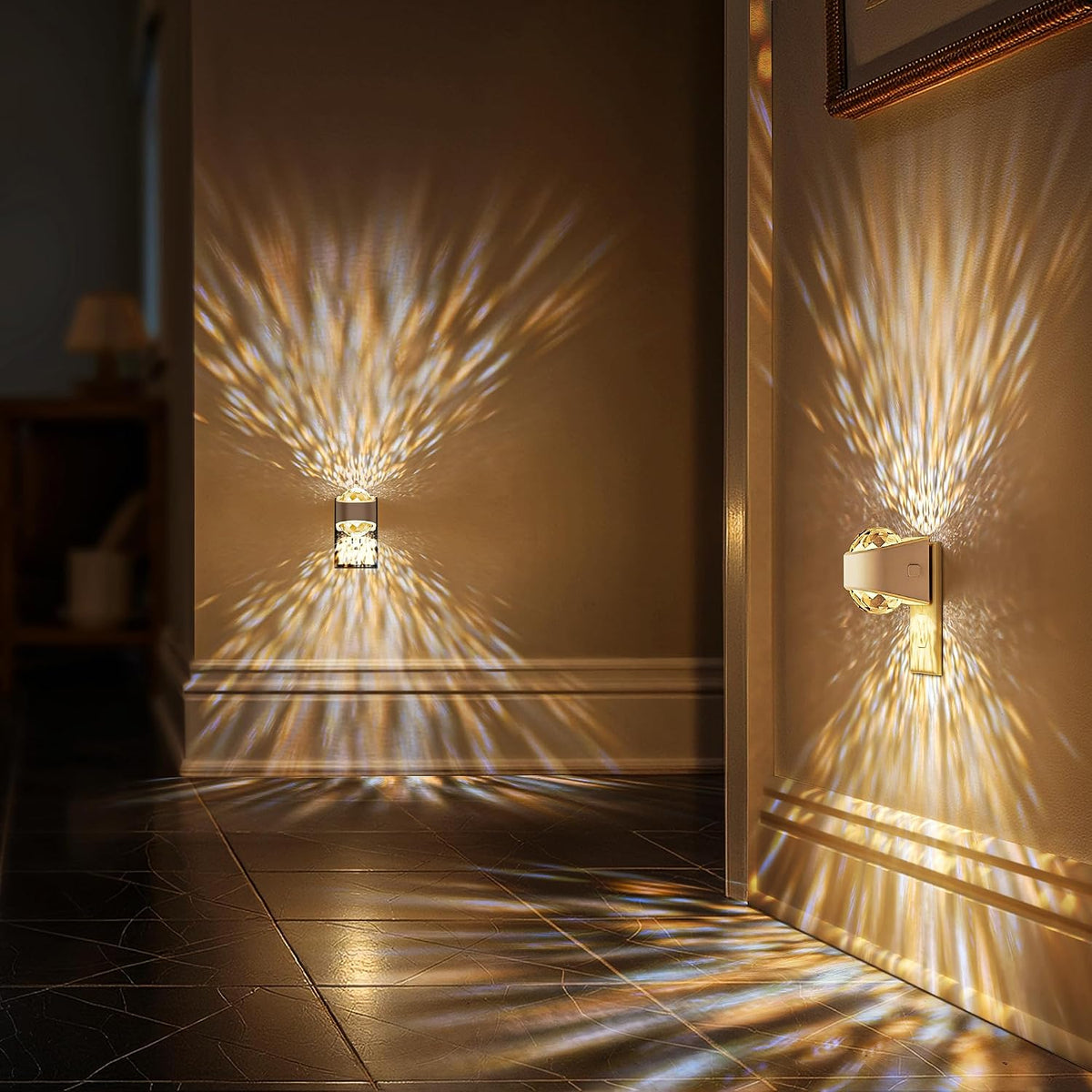 Briignite Night Light,Night Lights Plug into Wall,LED Projector Night Light