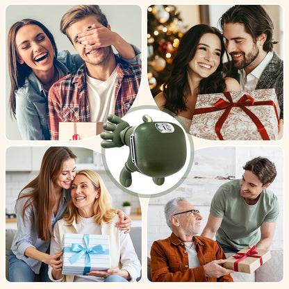 4D Wireless Neck Massager with Heat, Portable Bionic Massage with Real Human Hand Kneading, Neck Massager for Pain Relief Deep Tissue, Body Muscle Pain Relief, Perfect Relaxation Gifts for Men Women