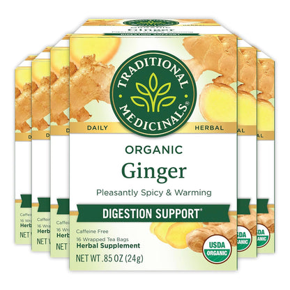 Traditional Medicinals Organic Ginger, 96 Tea Bags