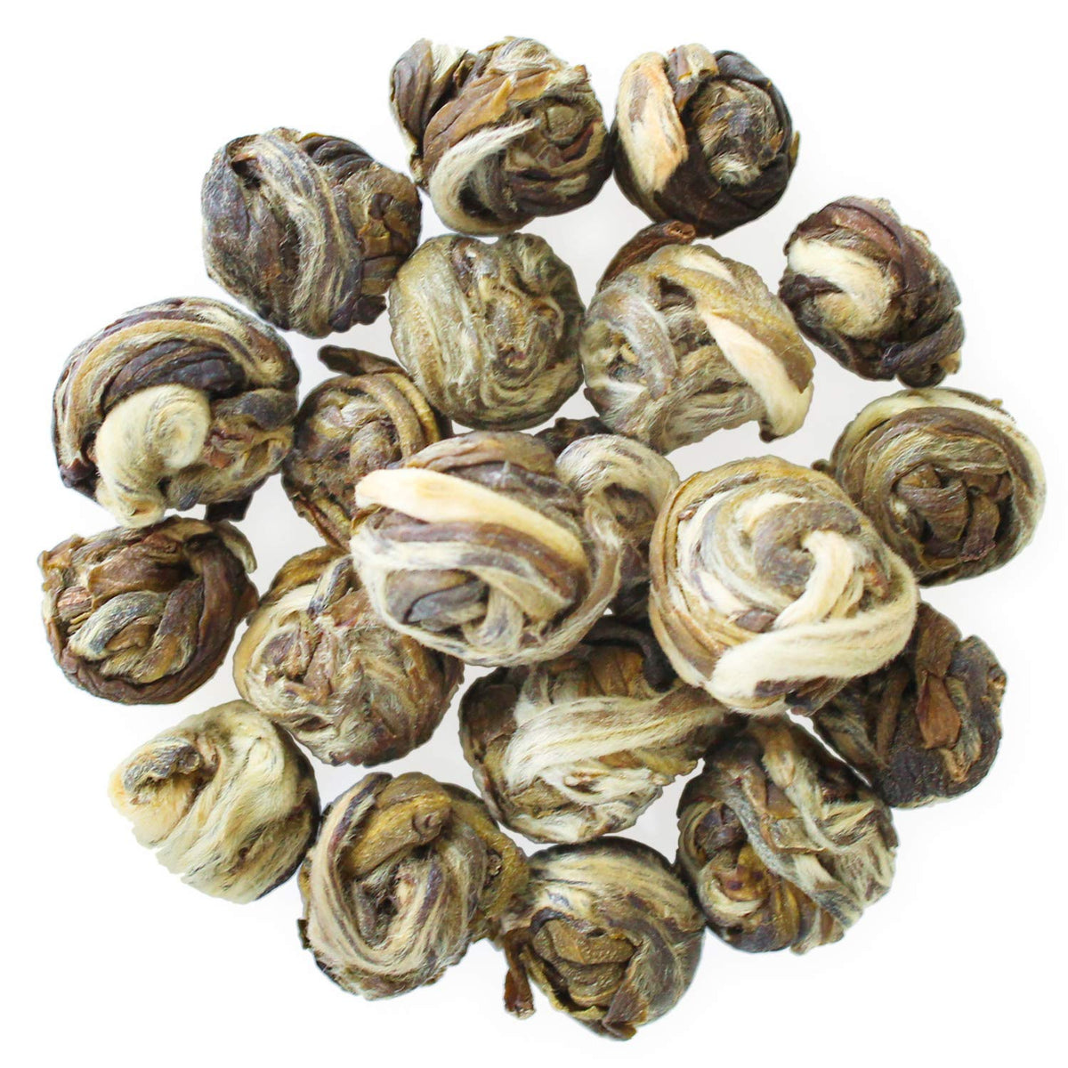 Teabloom Organic Green Tea, Jasmine Pearls Loose Leaf Tea, Captivating and Aromatic Jasmine Tea, USDA Certified Organic and Kosher, 5.29 oz/150 g Canister Makes 90-120 Cups