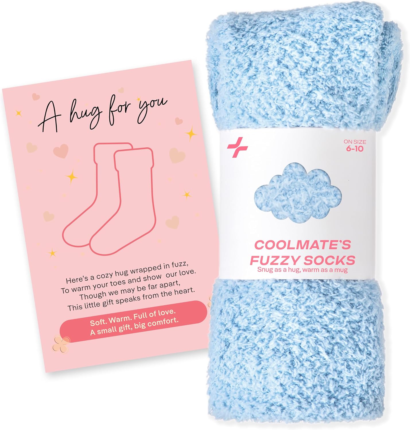 COOLMATE Fuzzy Socks for Women Gift Box – Cozy Soft Cloud Socks for Spa Home, Mother’s Day Gifts for Mom Grandma